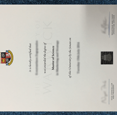Buy University Of Warwick Certificate