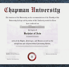 how to get diploma in USA? A Chapman University Diploma